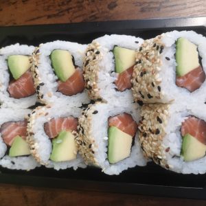 23. California Roll mit Lachs