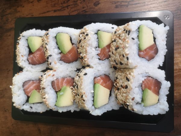 23. California Roll mit Lachs – Bild 2