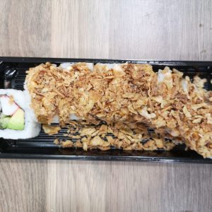 27. Crunch California Inside Out Roll mit Surimi