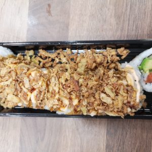 29. Crunch California Inside out Roll mit Lachs