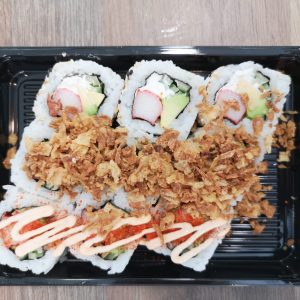 34. Spicy Inside out Roll (scharf)