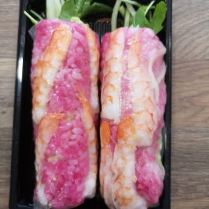 52. Rainbow Garnelen Verde Wraps