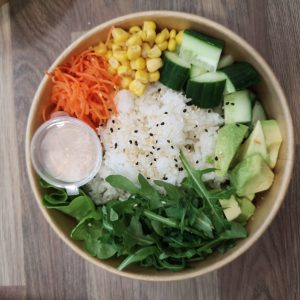 56. Veggie Poke Bowl